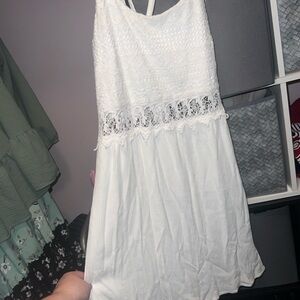 Charlotte Russe Ivory Lace Dress